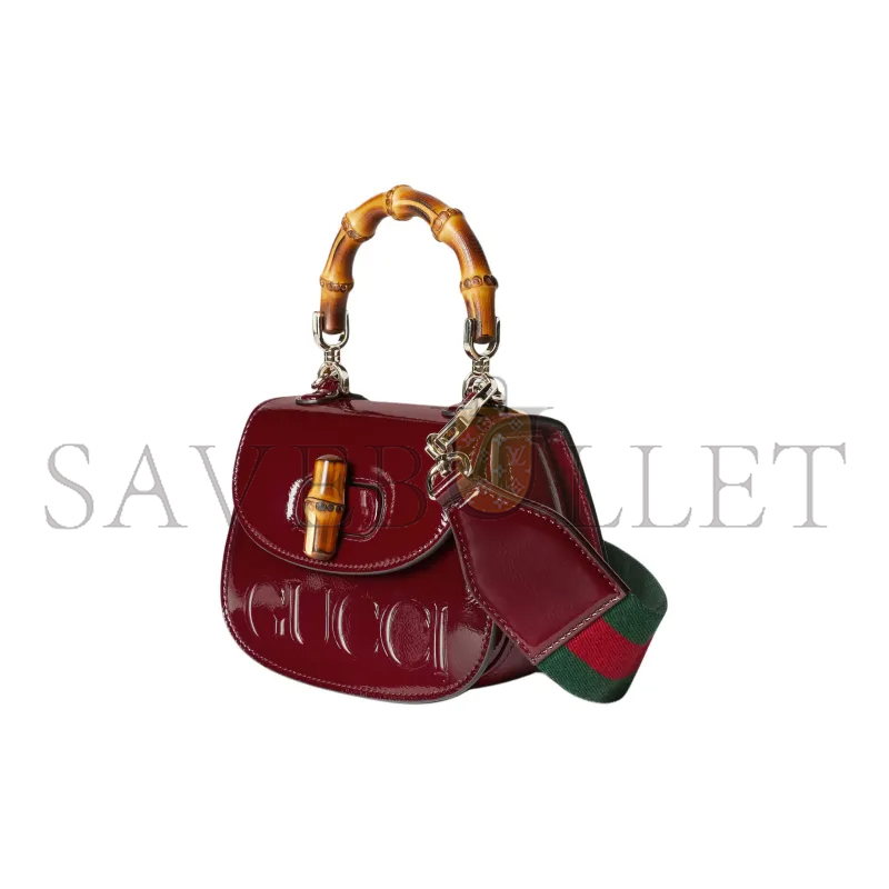 GUCCI BAMBOO 1947 MINI PYTHON BAG 786482 (17*12*7.5cm)